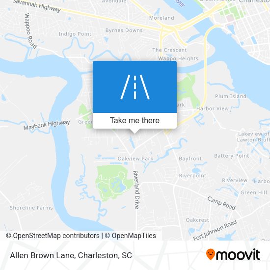 Mapa de Allen Brown Lane