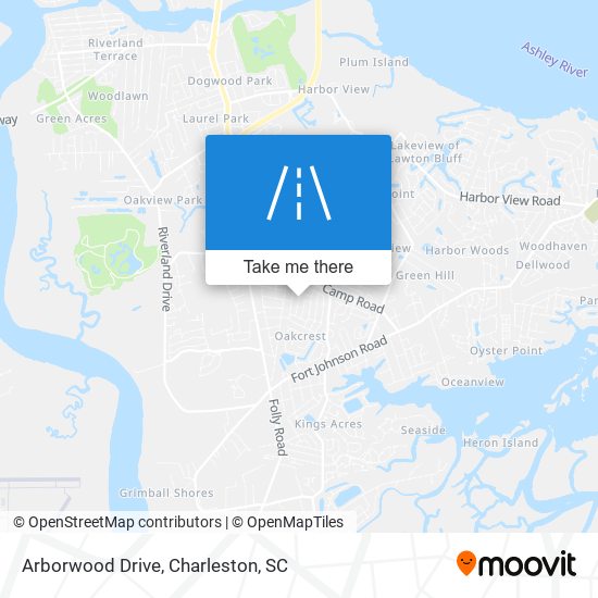 Arborwood Drive map