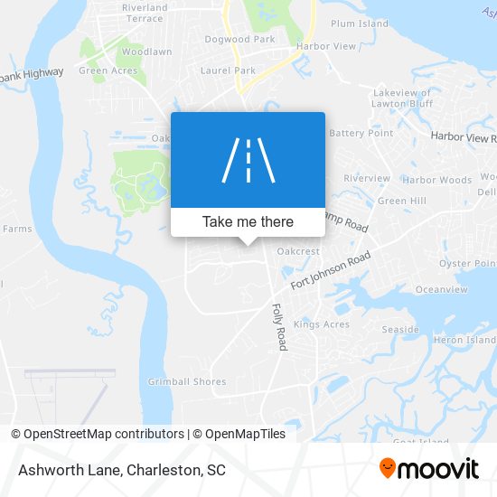 Ashworth Lane map