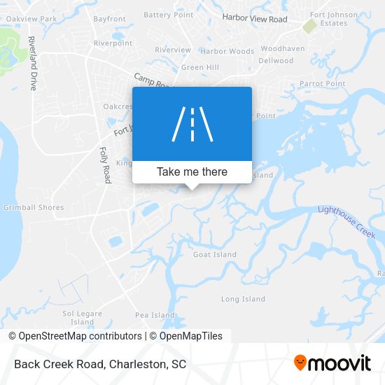 Mapa de Back Creek Road