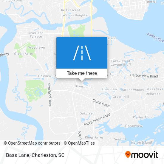 Mapa de Bass Lane