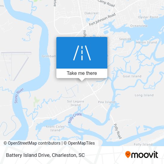 Mapa de Battery Island Drive