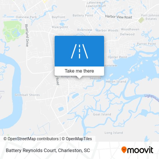 Battery Reynolds Court map