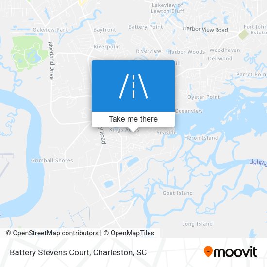 Mapa de Battery Stevens Court