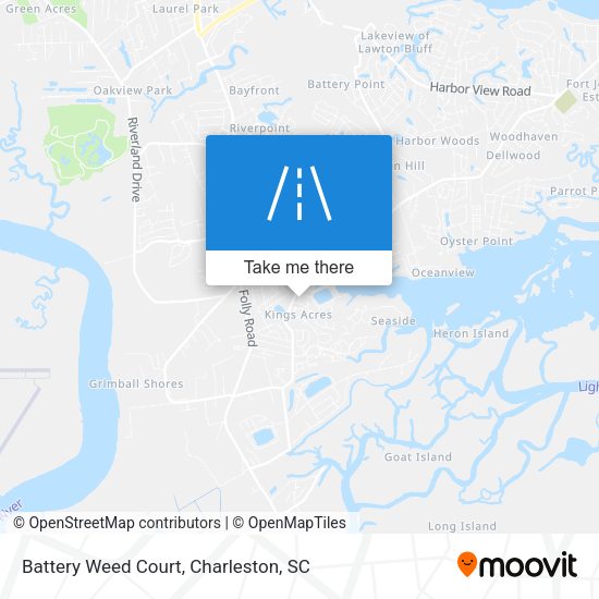 Battery Weed Court map