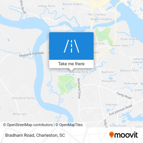 Bradham Road map