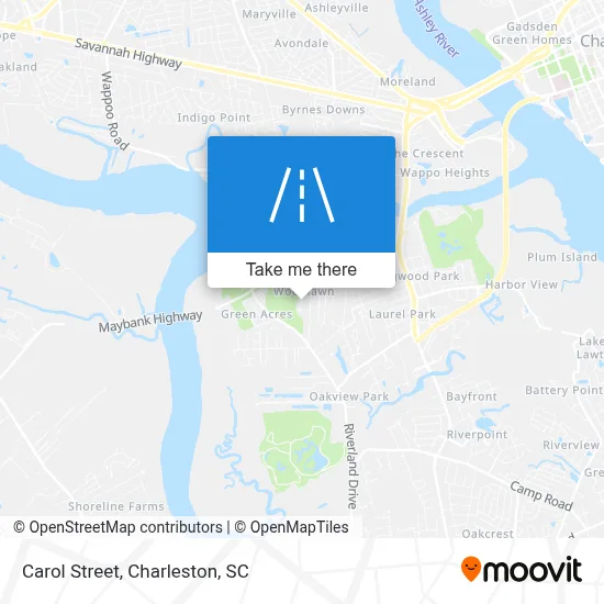 Carol Street map