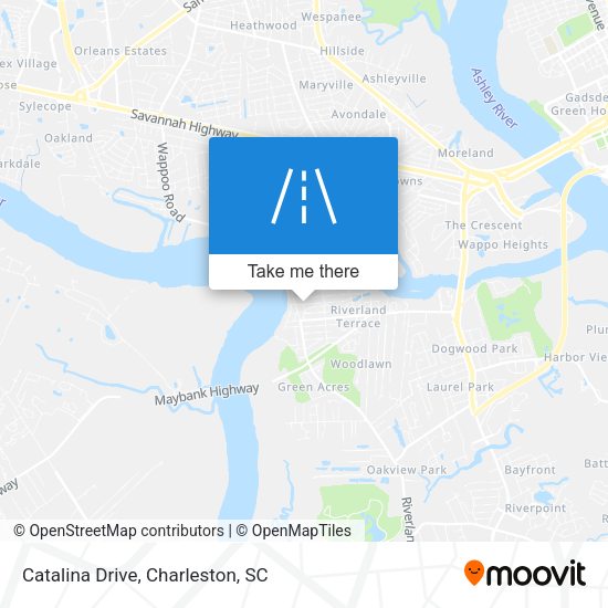 Catalina Drive map