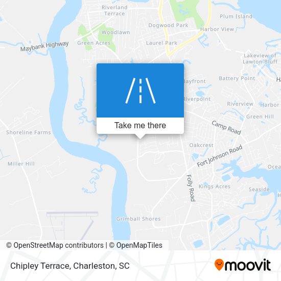 Chipley Terrace map