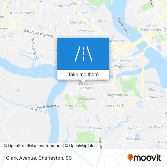 Mapa de Clark Avenue