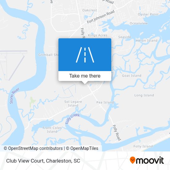 Club View Court map