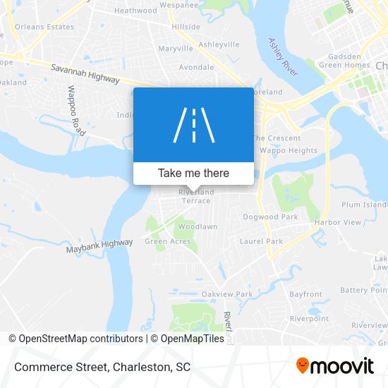 Mapa de Commerce Street
