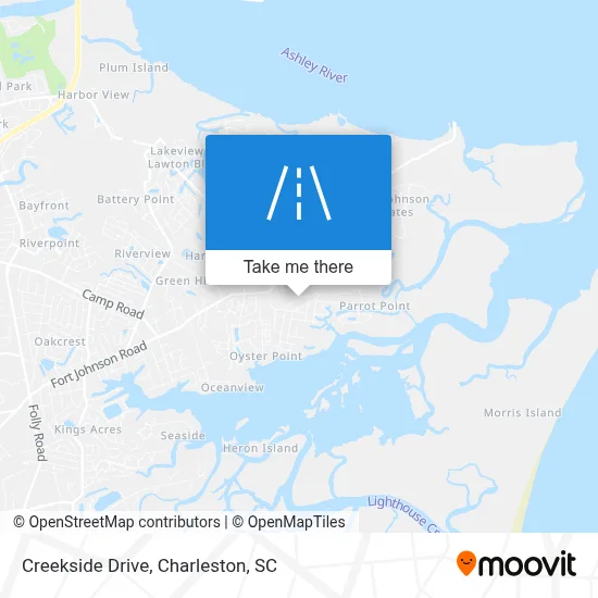 Creekside Drive map