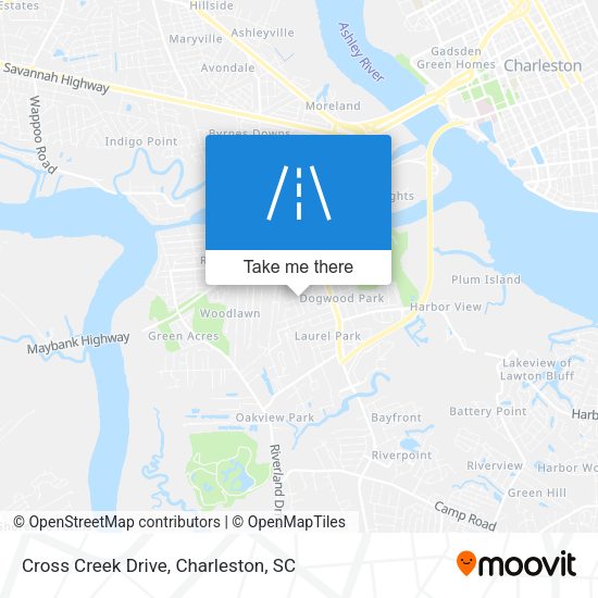 Mapa de Cross Creek Drive