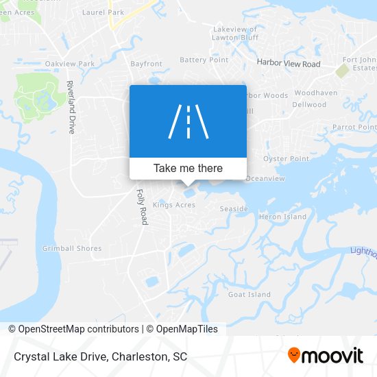Crystal Lake Drive map