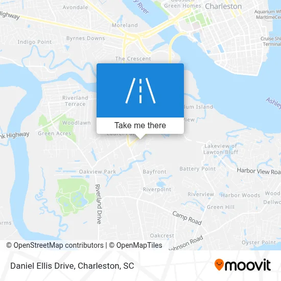 Daniel Ellis Drive map