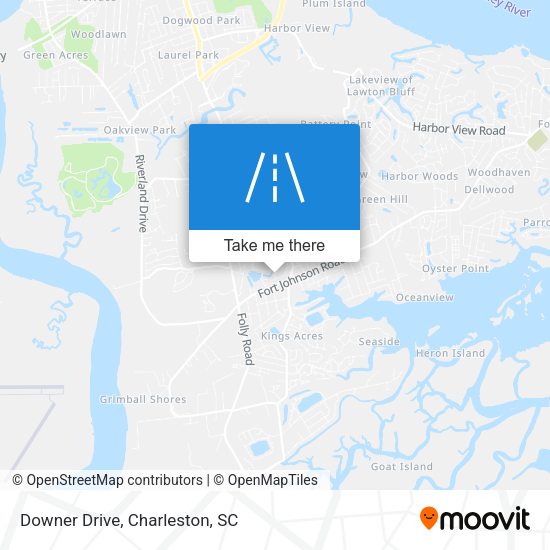 Mapa de Downer Drive