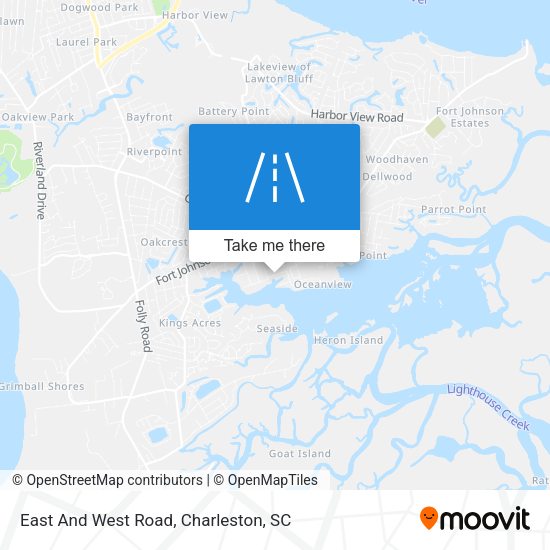 East And West Road map