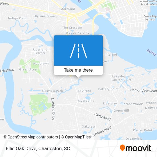 Ellis Oak Drive map
