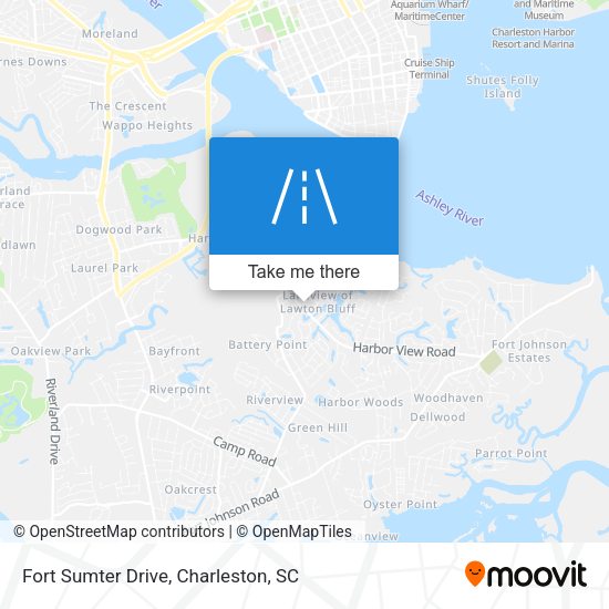 Mapa de Fort Sumter Drive