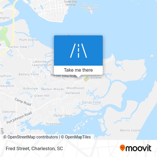 Mapa de Fred Street
