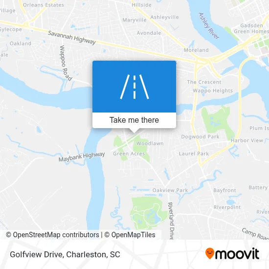 Golfview Drive map