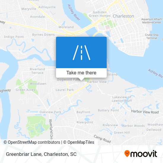 Mapa de Greenbriar Lane