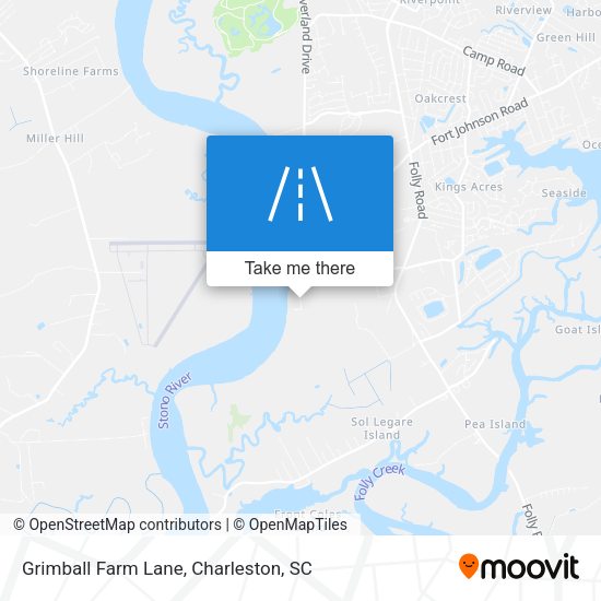 Grimball Farm Lane map