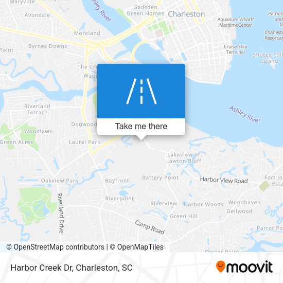 Harbor Creek Dr map