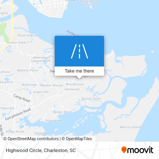 Highwood Circle map