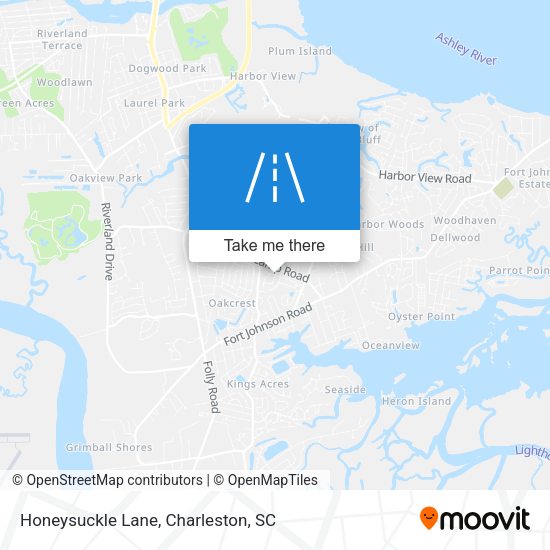 Honeysuckle Lane map