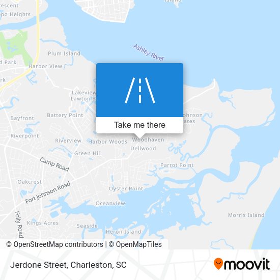 Mapa de Jerdone Street
