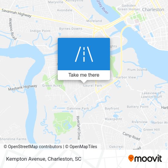 Mapa de Kempton Avenue