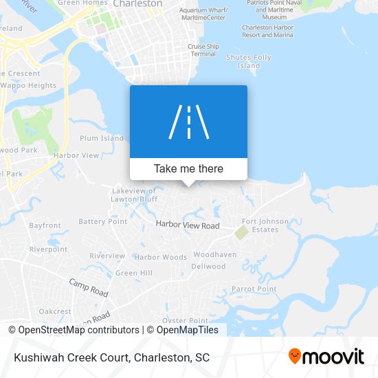 Kushiwah Creek Court map