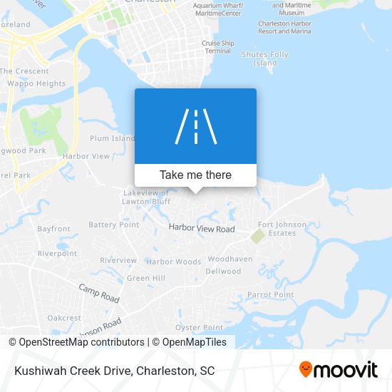 Kushiwah Creek Drive map