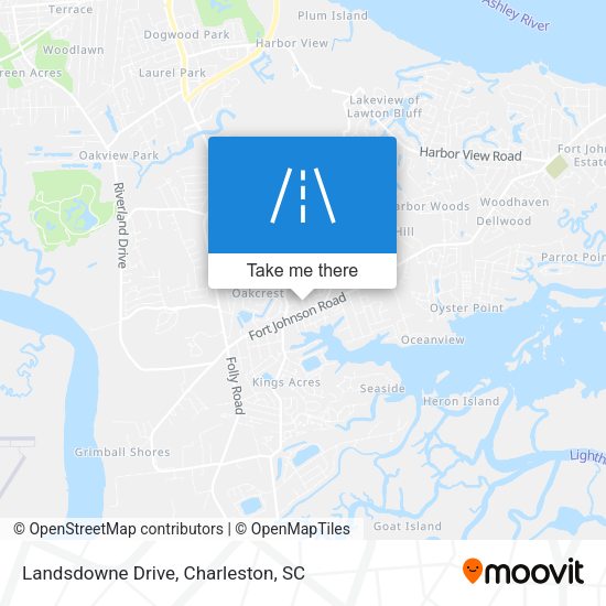 Landsdowne Drive map