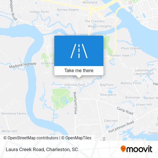 Laura Creek Road map