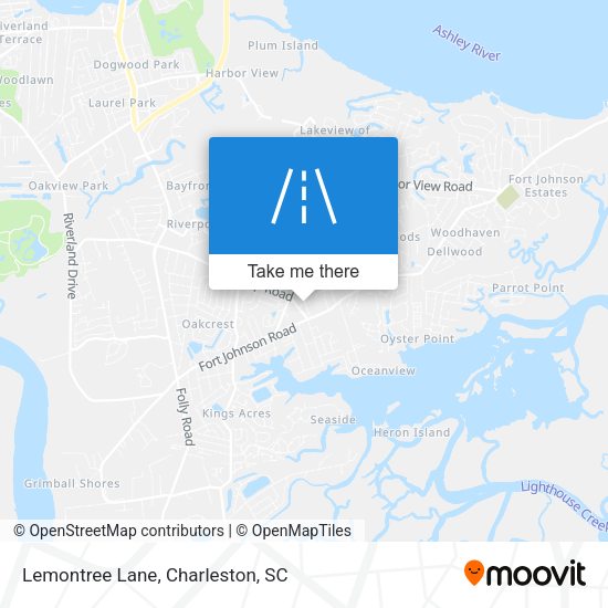 Mapa de Lemontree Lane