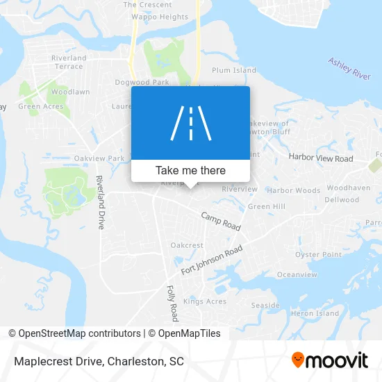 Maplecrest Drive map