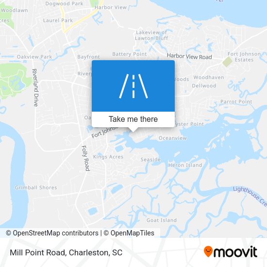 Mill Point Road map