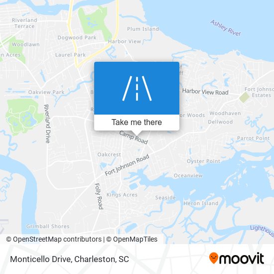 Monticello Drive map