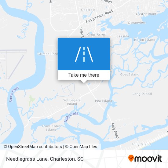 Needlegrass Lane map