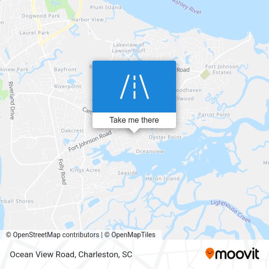 Mapa de Ocean View Road