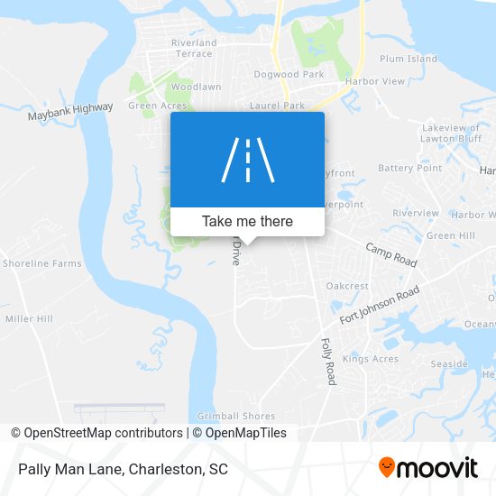 Mapa de Pally Man Lane