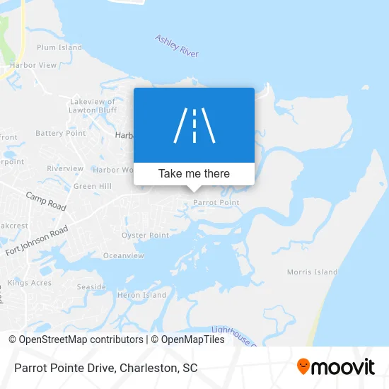 Parrot Pointe Drive map