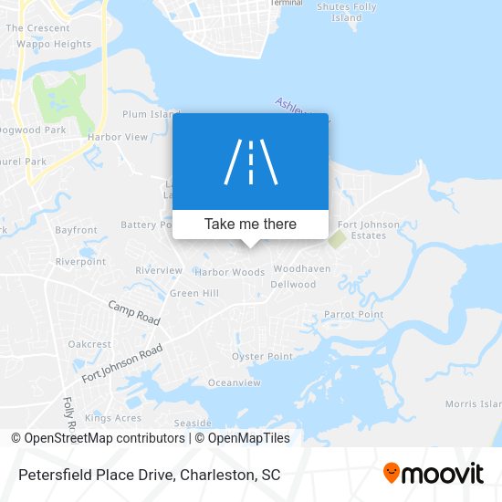 Petersfield Place Drive map