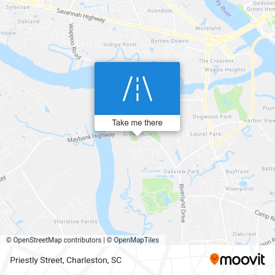 Mapa de Priestly Street