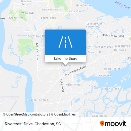 Rivercrest Drive map