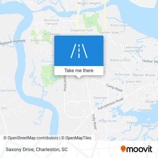 Mapa de Saxony Drive