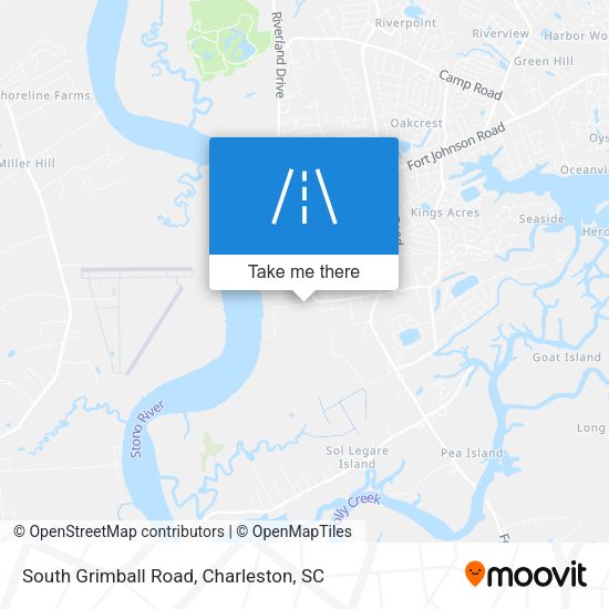 South Grimball Road map
